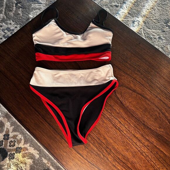 Shein High Waisted Bikini Small - Picture 1 of 5